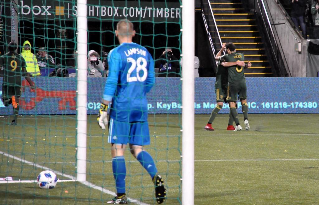 Timbers hold on for 3-2 win in home opener