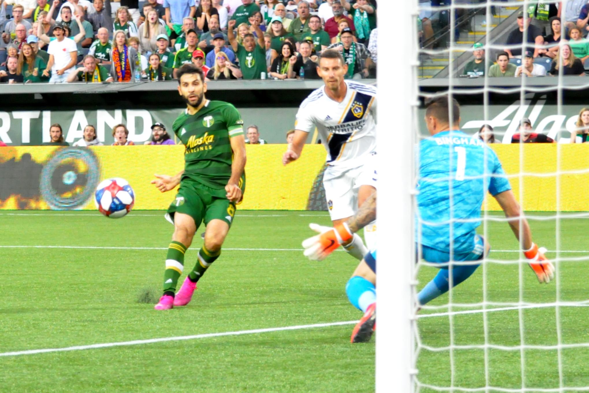 Timbers crush LA Galaxy by 4-0 score