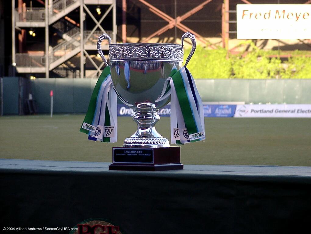 Cascadia Cup to be awarded this year.  Seattle game moved to 7 pm.